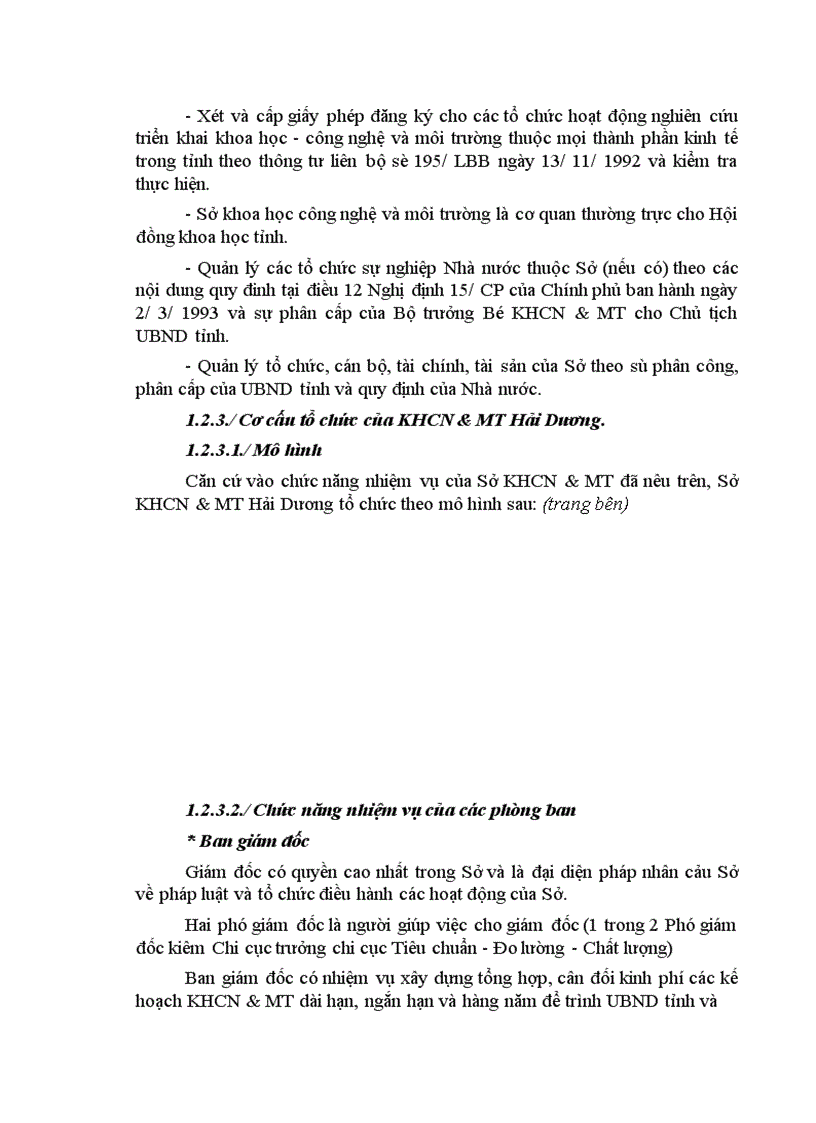 image for page Báo cáo thực tập tổng hợp của Sở KHCN MT tỉnh Hải Dương