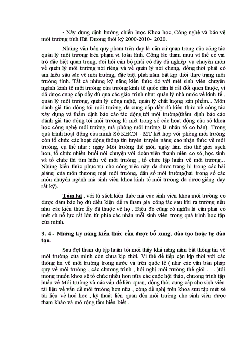 image for page Báo cáo thực tập tổng hợp của Sở KHCN MT tỉnh Hải Dương