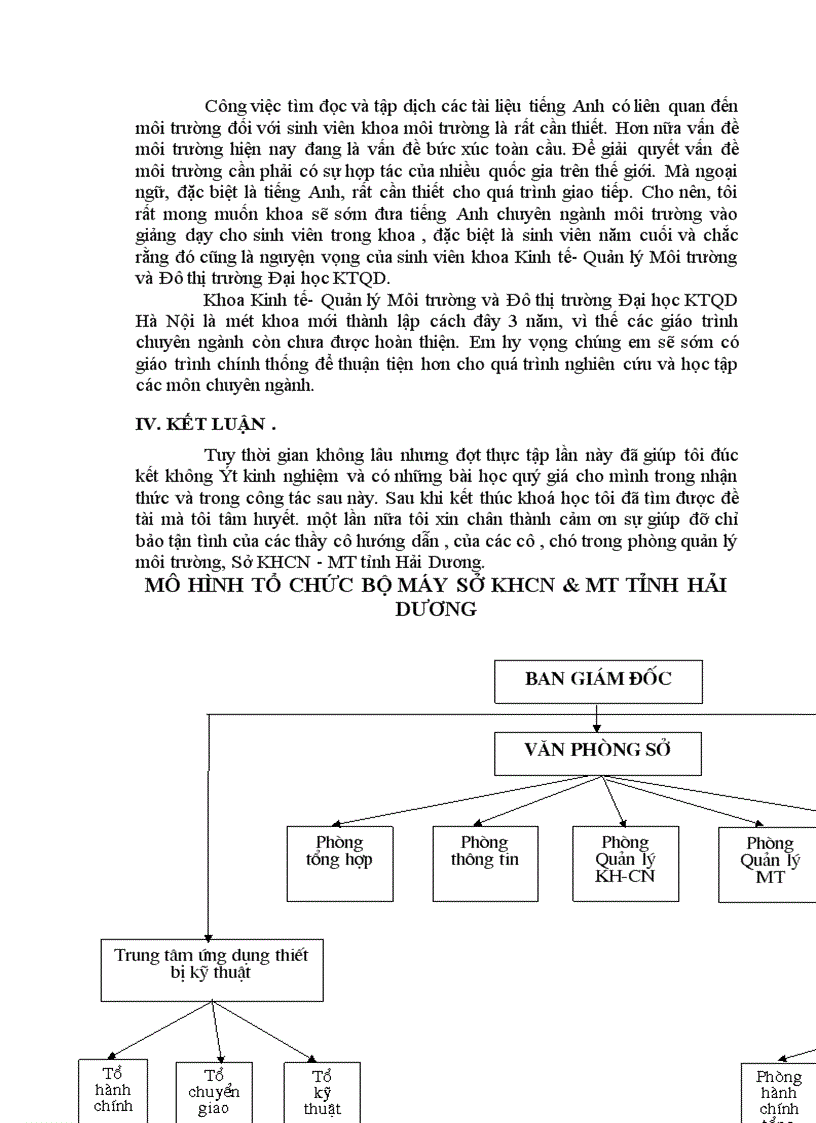 image for page Báo cáo thực tập tổng hợp của Sở KHCN MT tỉnh Hải Dương