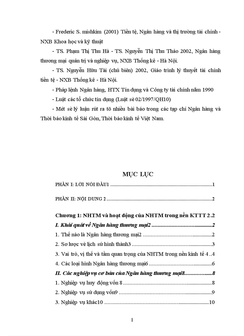 image for page Nghiệp vụ huy động vốn của Ngân hàng Thương mại