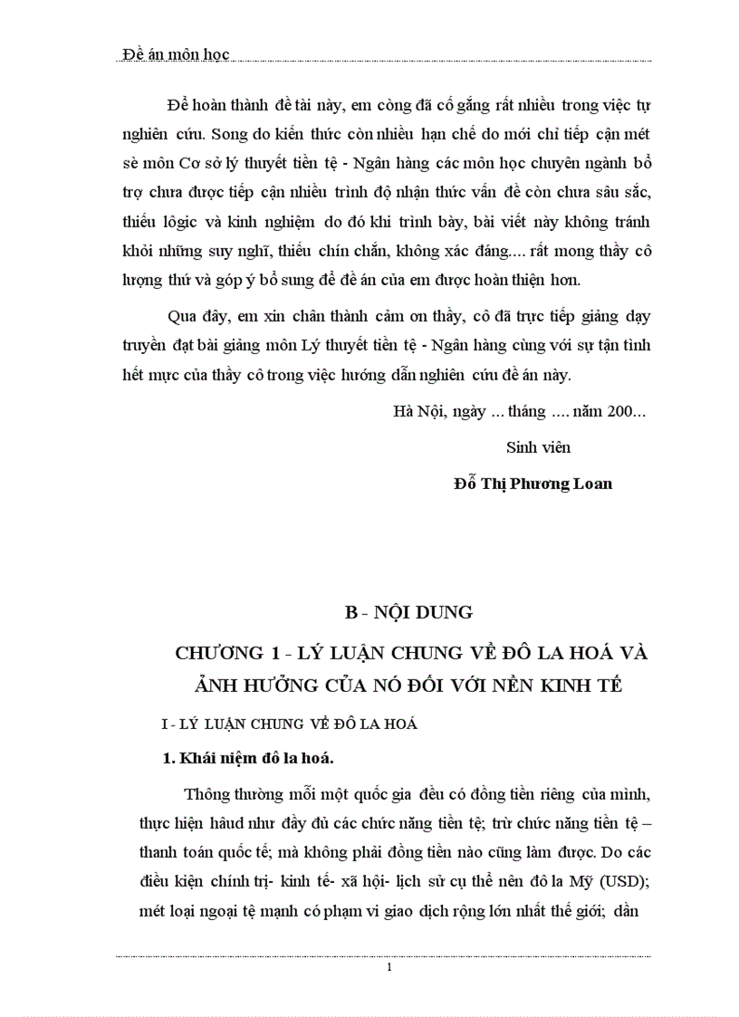 image for page ảnh hưởng của tình trạng đô la hoá đối với nền kinh tế Việt Nam nguyên nhân và giải pháp khắc phục