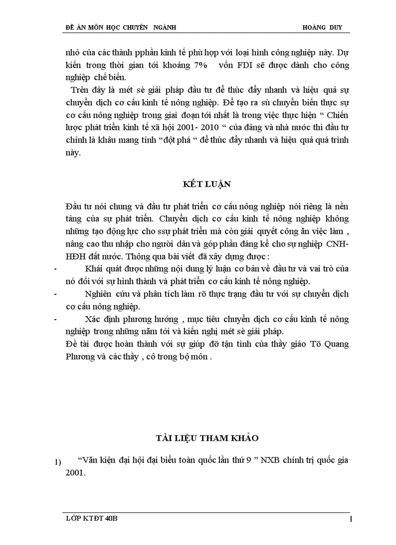 image for page Đầu tư phát triển cho sự chuyển dịch cơ cấu kinh tế nông nghiệp Việt Nam