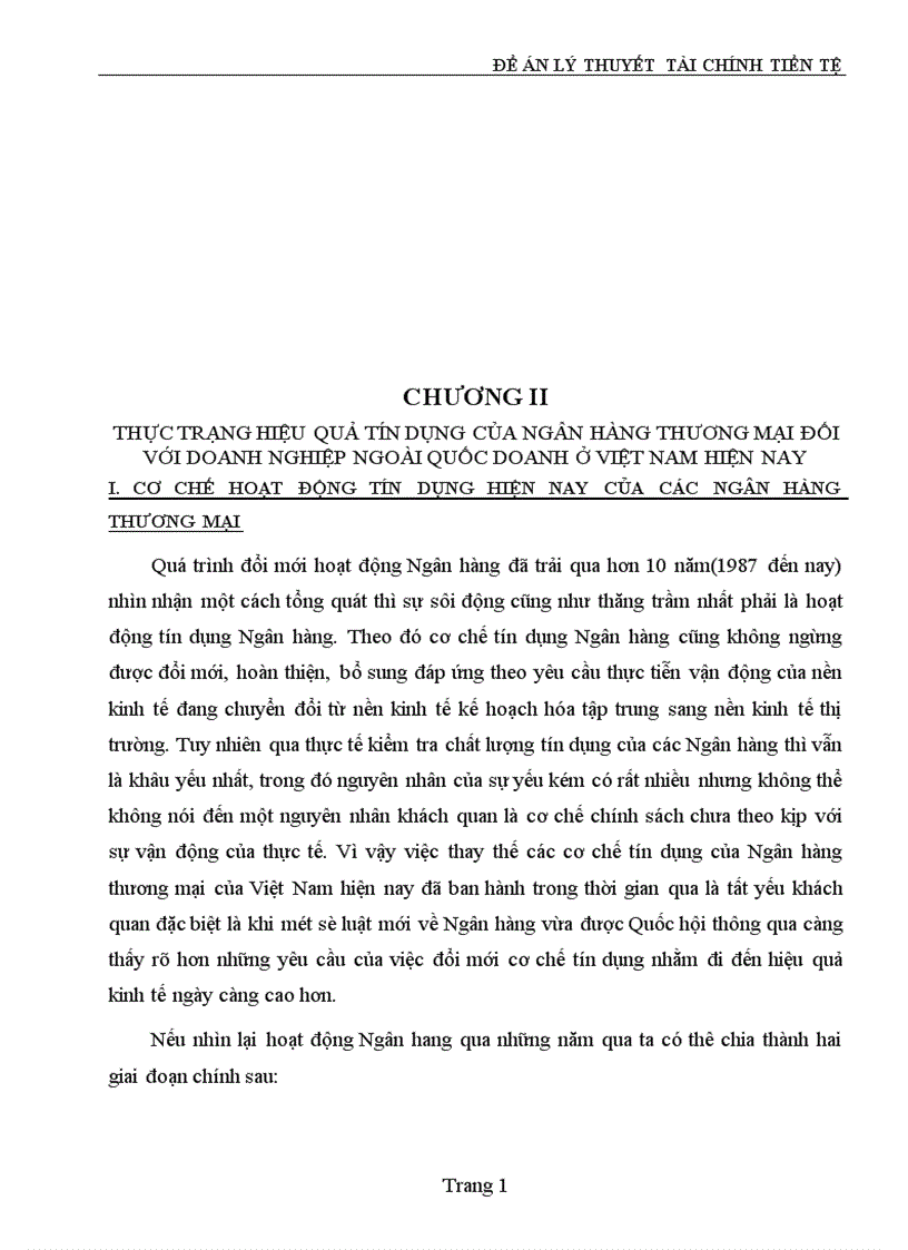 image for page Thực trạng và giải pháp nâng cao hiệu quả hoạt động tín dụng của ngân hàng thương mại đối với các doanh nghiệp ngoài quốc doanh