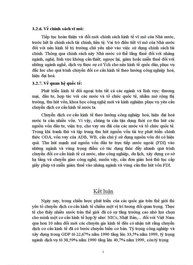 image for page Chuyển dịch cơ cấu kinh tế ngành trong quá trình phát triển ở Việt Nam 1