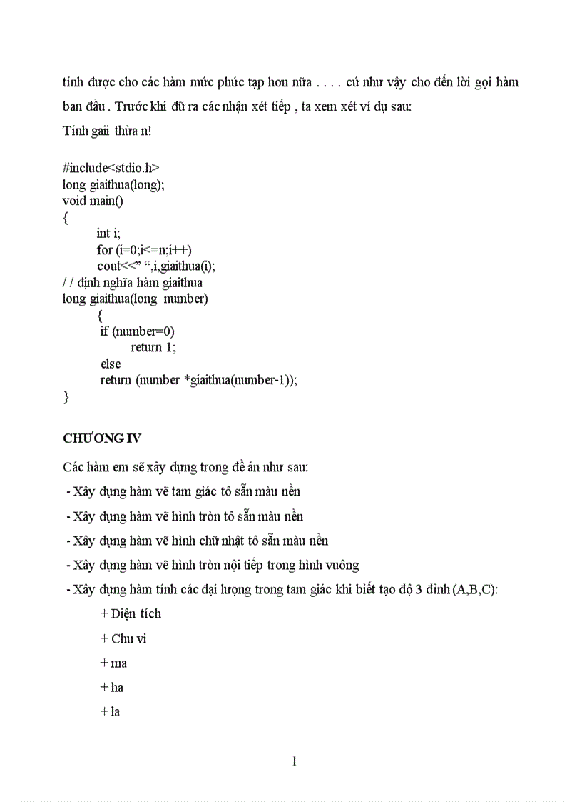 image for page Giới thiệu về các hàm trong C