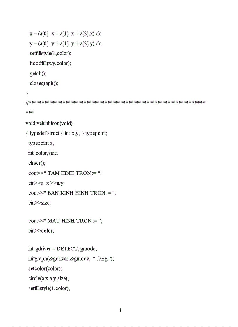 image for page Giới thiệu về các hàm trong C