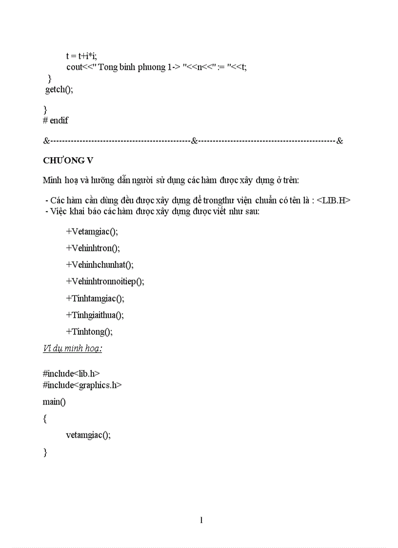 image for page Giới thiệu về các hàm trong C