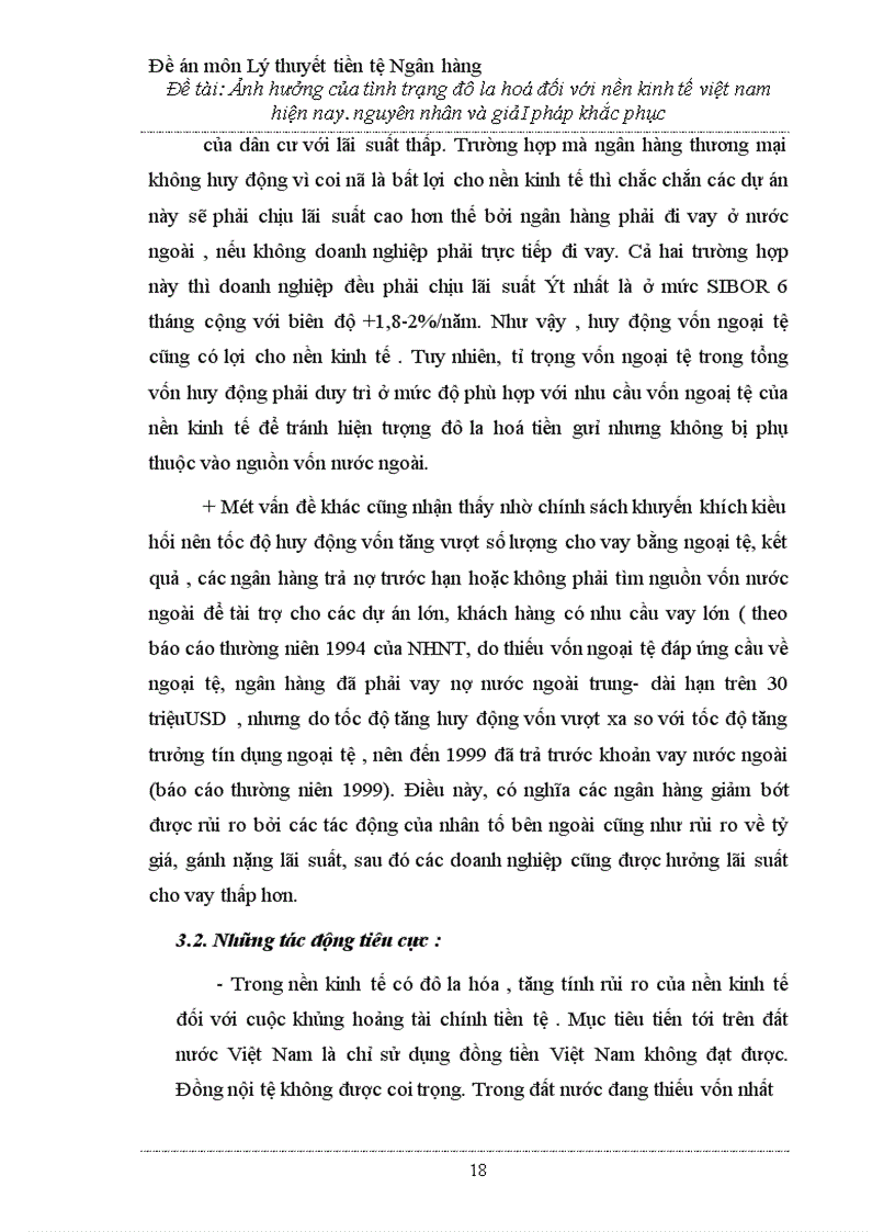 image for page Ảnh hưởng của tình trạng đô la hoá đối với nền kinh tế việt nam hiện nay nguyên nhân và giải pháp khắc phục