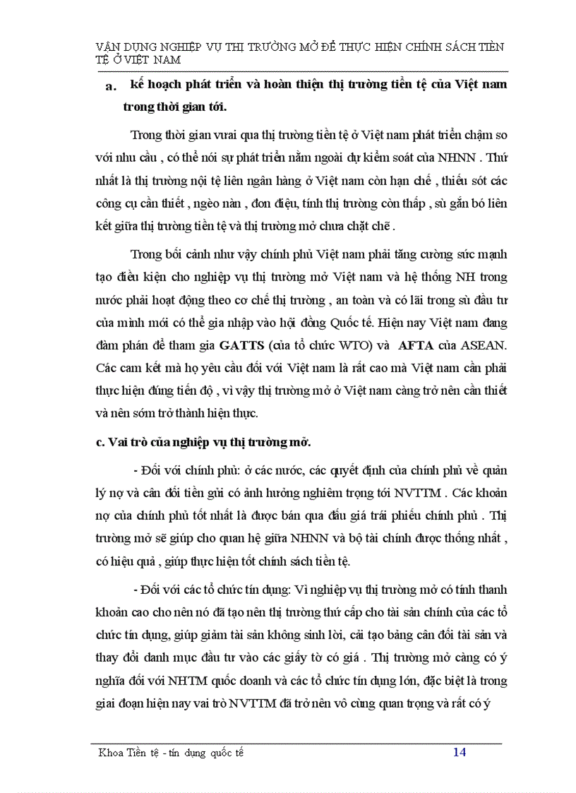 image for page Tìm hiểu nghiệp vụ thị trường mở ở Việt Nam