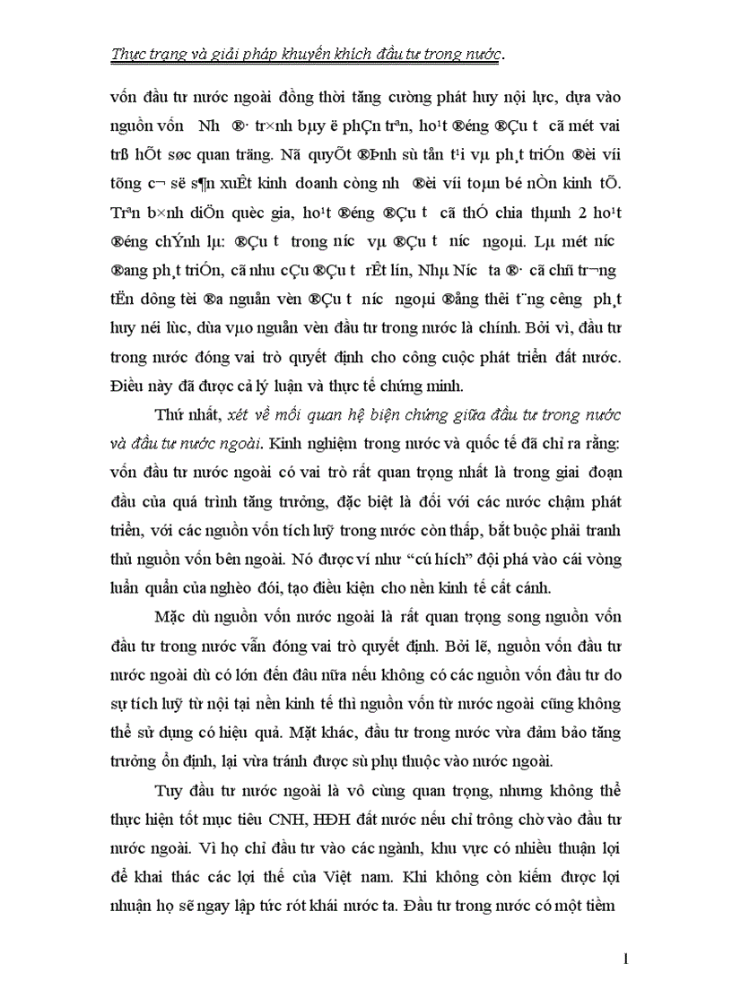 image for page Thực trạng và giải pháp khuyến khích đầu tư trong nước 1