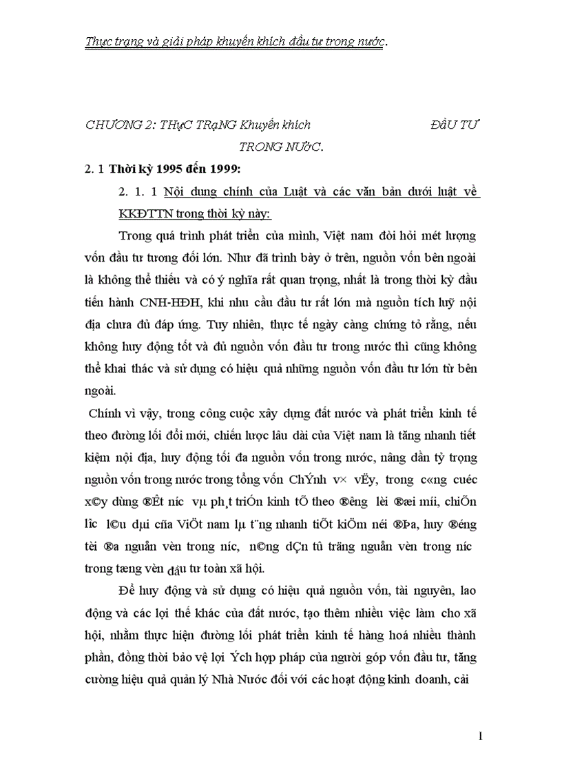 image for page Thực trạng và giải pháp khuyến khích đầu tư trong nước 1