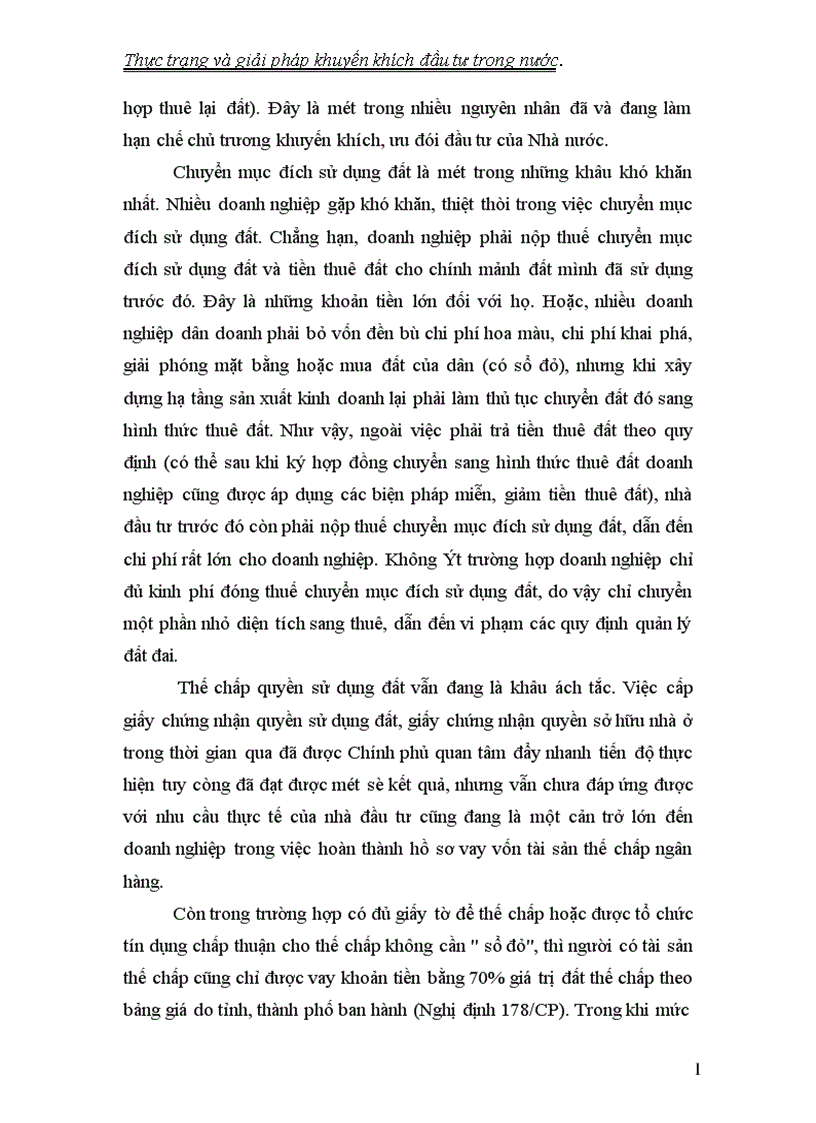 image for page Thực trạng và giải pháp khuyến khích đầu tư trong nước 1