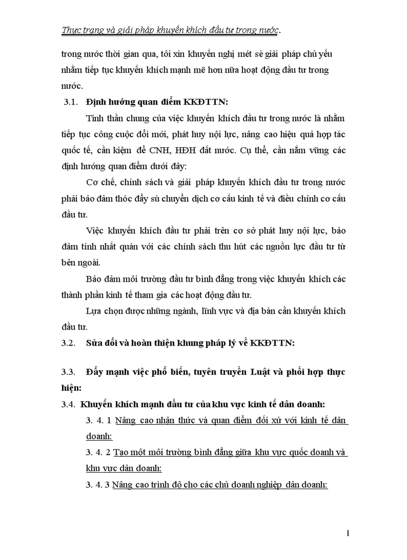 image for page Thực trạng và giải pháp khuyến khích đầu tư trong nước 1