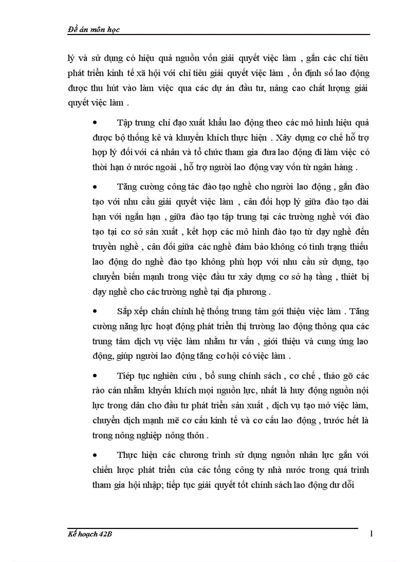 image for page Các giải pháp chủ yếu để thực hiện kế hoạch lao động việc làm thời kỳ 2004 2005