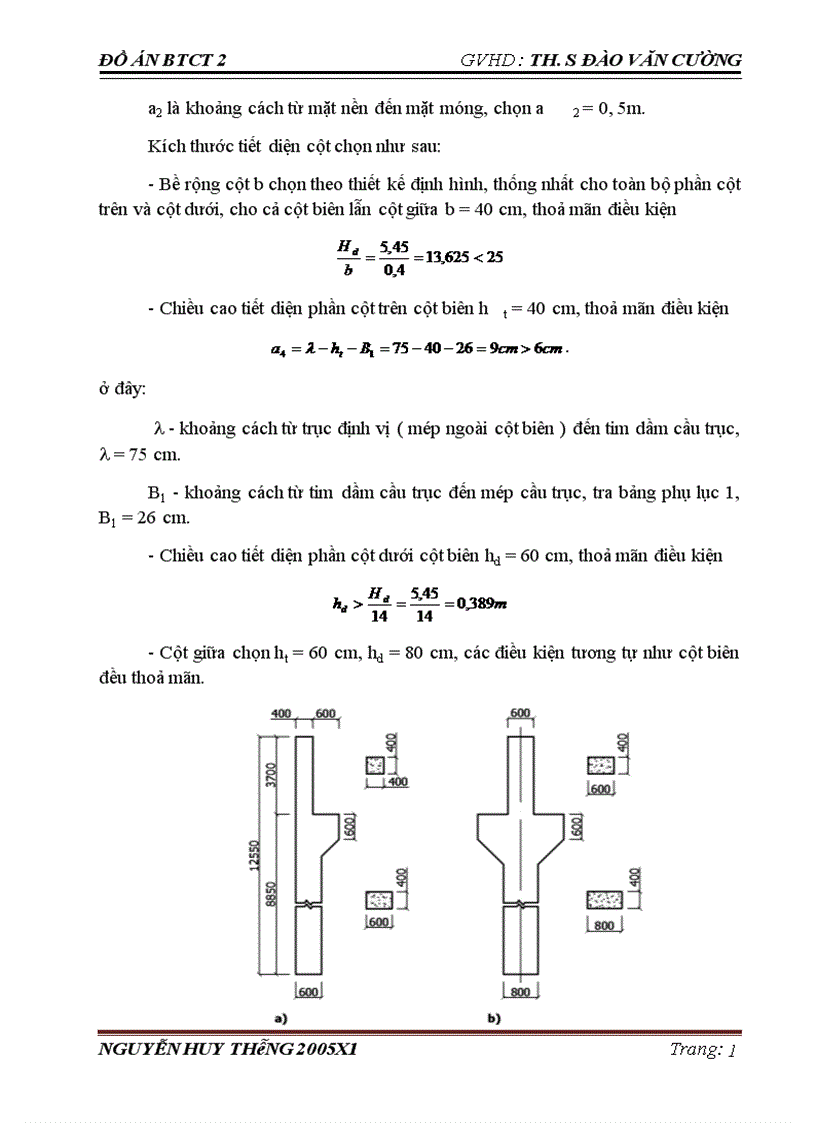 image for page Thiết kế khung ngang nhà công nghiệp 1 tầng lắp ghép