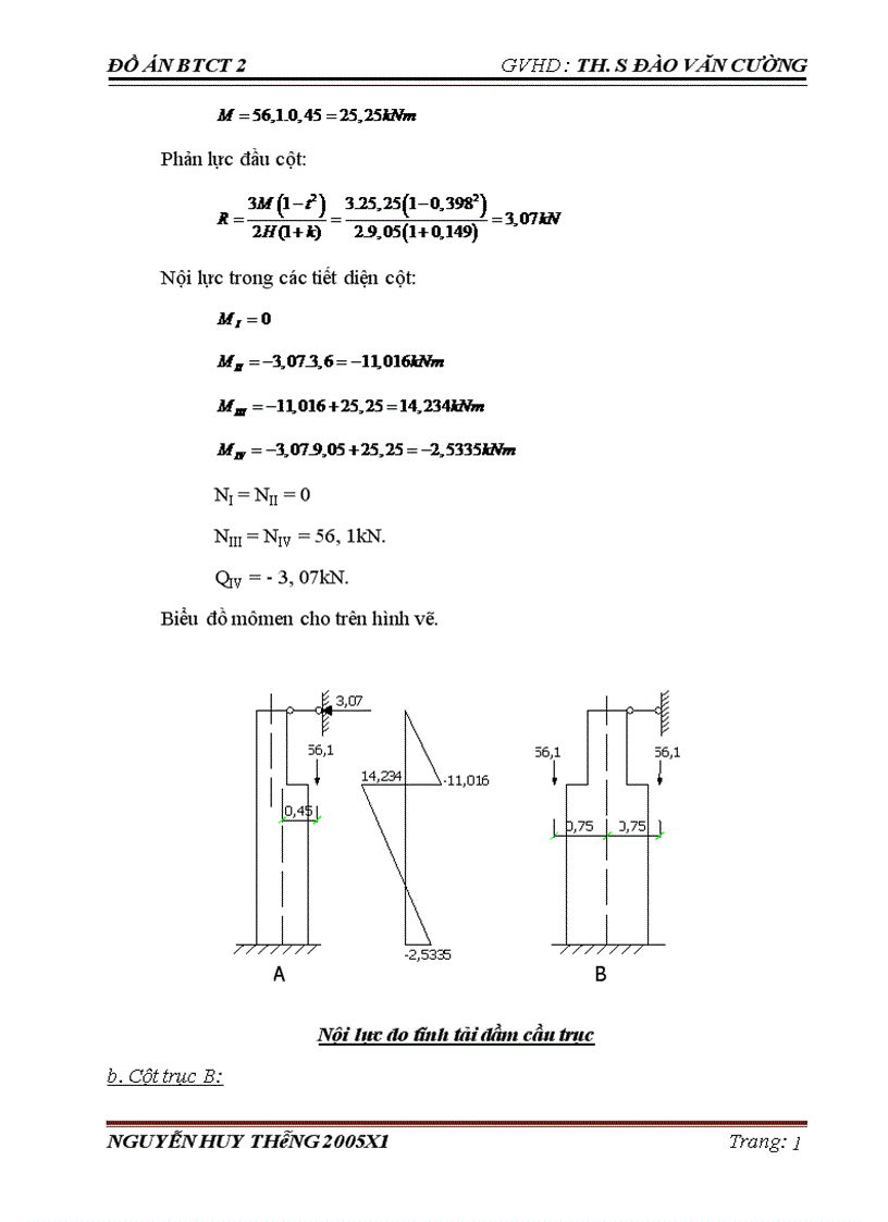 image for page Thiết kế khung ngang nhà công nghiệp 1 tầng lắp ghép