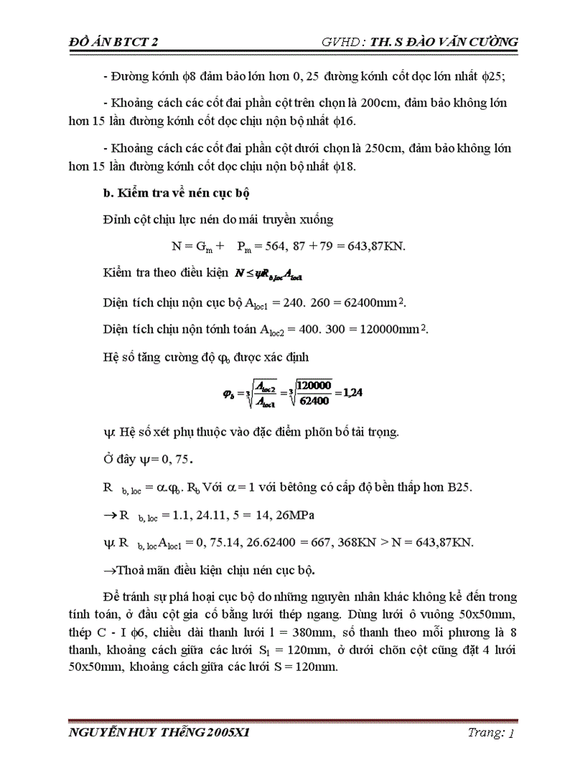 image for page Thiết kế khung ngang nhà công nghiệp 1 tầng lắp ghép