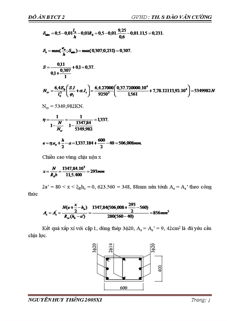 image for page Thiết kế khung ngang nhà công nghiệp 1 tầng lắp ghép