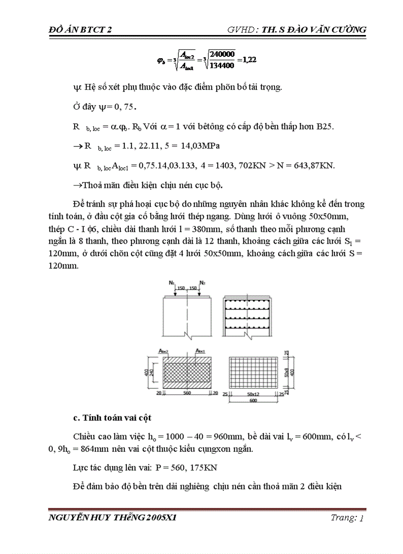 image for page Thiết kế khung ngang nhà công nghiệp 1 tầng lắp ghép