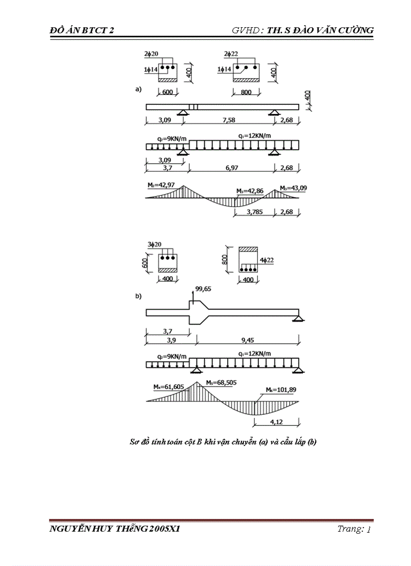 image for page Thiết kế khung ngang nhà công nghiệp 1 tầng lắp ghép