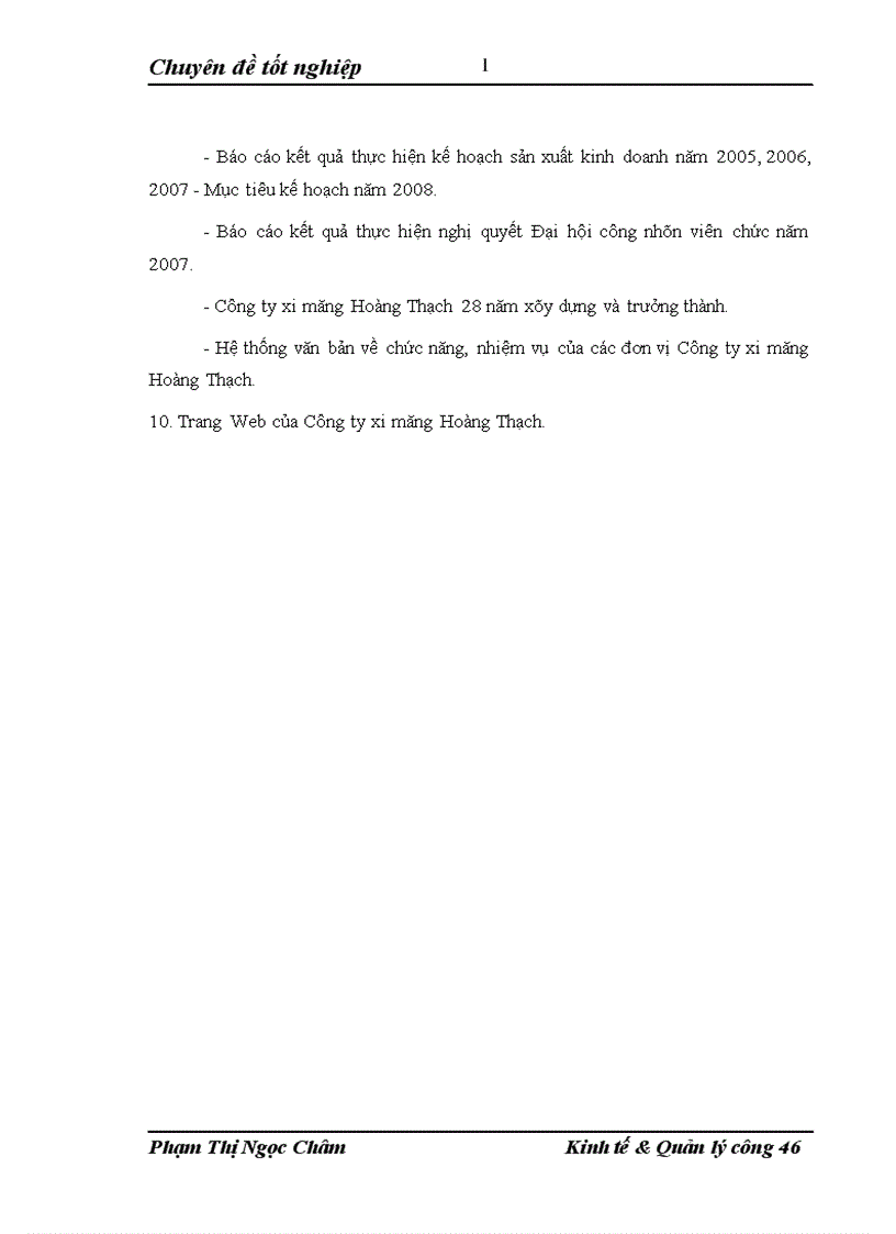 image for page Hoàn thiện cơ cấu tổ chức Công ty xi măng Hoàng Thạch