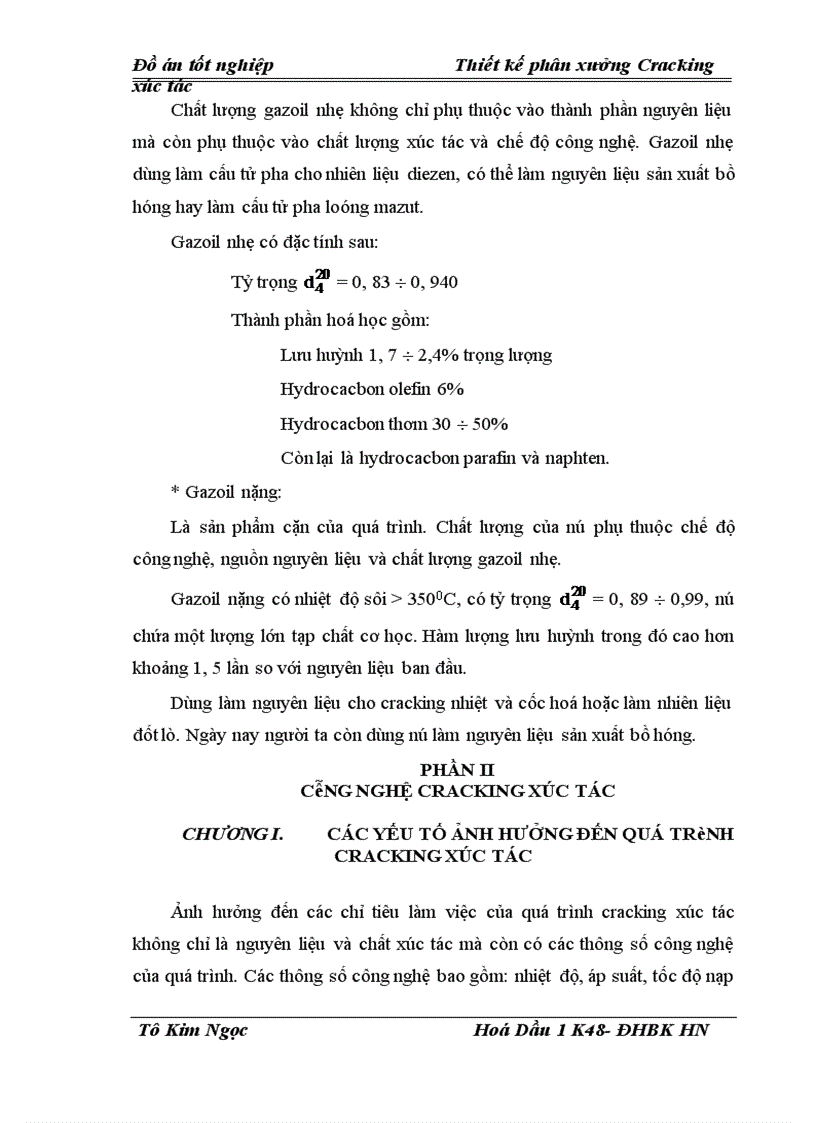 image for page Thiết kế phân xưởng Cracking xúc tác 1