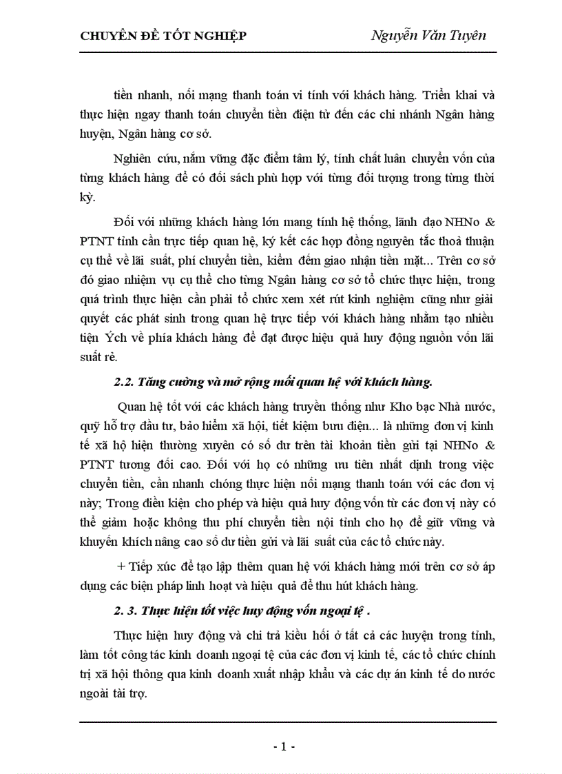 image for page Giải pháp nâng cao chất lượng tín dụng tại Ngân hàng nông nghiệp và phát triển nông thôn tỉnh Hưng Yên
