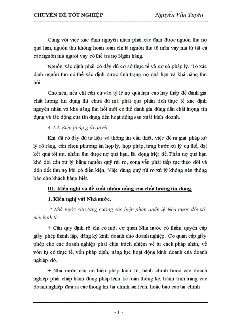 image for page Giải pháp nâng cao chất lượng tín dụng tại Ngân hàng nông nghiệp và phát triển nông thôn tỉnh Hưng Yên