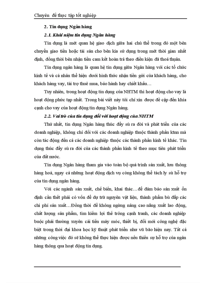 image for page Một số giải pháp hạn chế rủi ro an toàn tín dụng đối với kinh tế ngoài quốc doanh tại Ngân hàng công thương Đống Đa