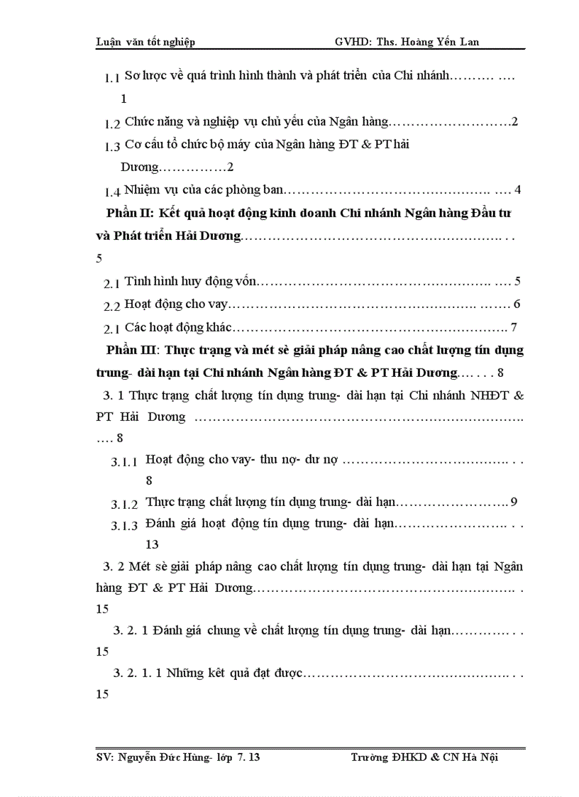 image for page Một số giải pháp nâng cao chất lượng tín dụng trung dài hạn tại Chi nhánh Ngân hàng ĐT PT Hải Dương