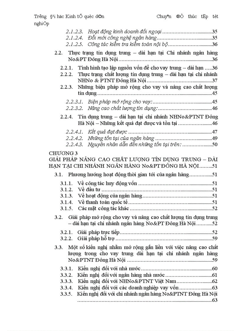 image for page Thực trạng và giải pháp đối với tín dụng trung dài hạn tại chi nhánh Ngân Hàng No PTNT Đông Hà Nội