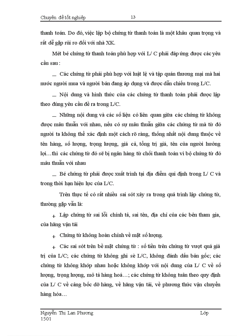 image for page Giải pháp nhằm hạn chế rủi ro trong phương thức thanh toán tín dụng chứng từ tại Ngân hàng Công thương Đống Đa