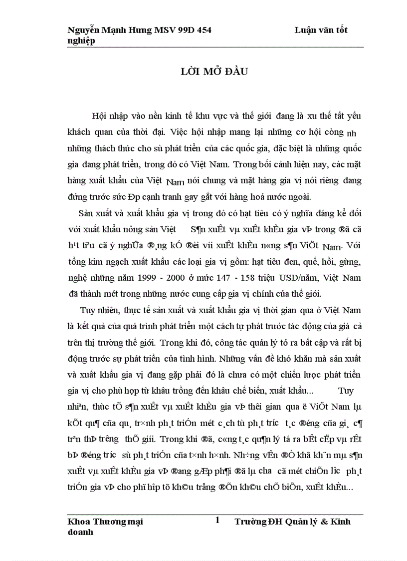 image for page Thực trạng và những giải pháp chủ yếu nhằm đẩy mạnh xuất khẩu gia vị của của Việt Nam