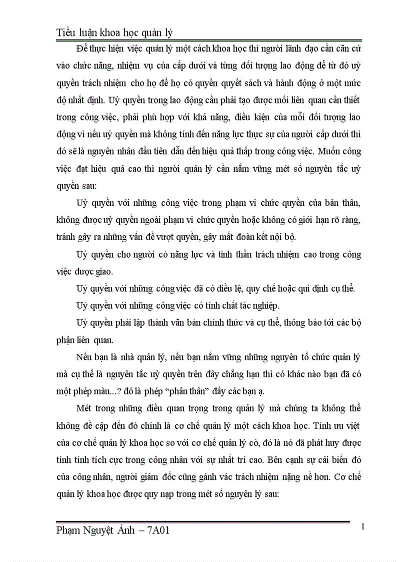 image for page Phân tích tính khoa học trong quản lý và áp dụng vào thực tiễn của doanh nghiệp