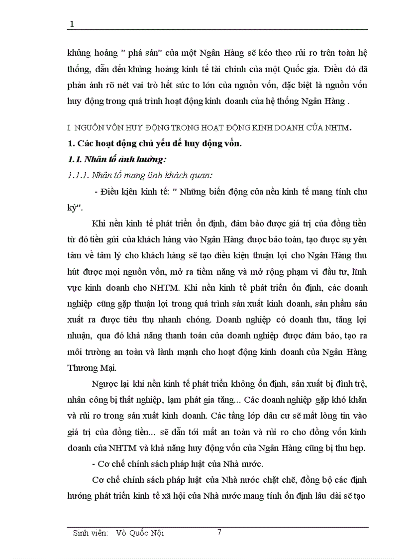 image for page Một số vấn đề cơ bản về vốn và kế toán huy động vốn tại chi nhánh NHNN PTNN Quận Tây Hồ