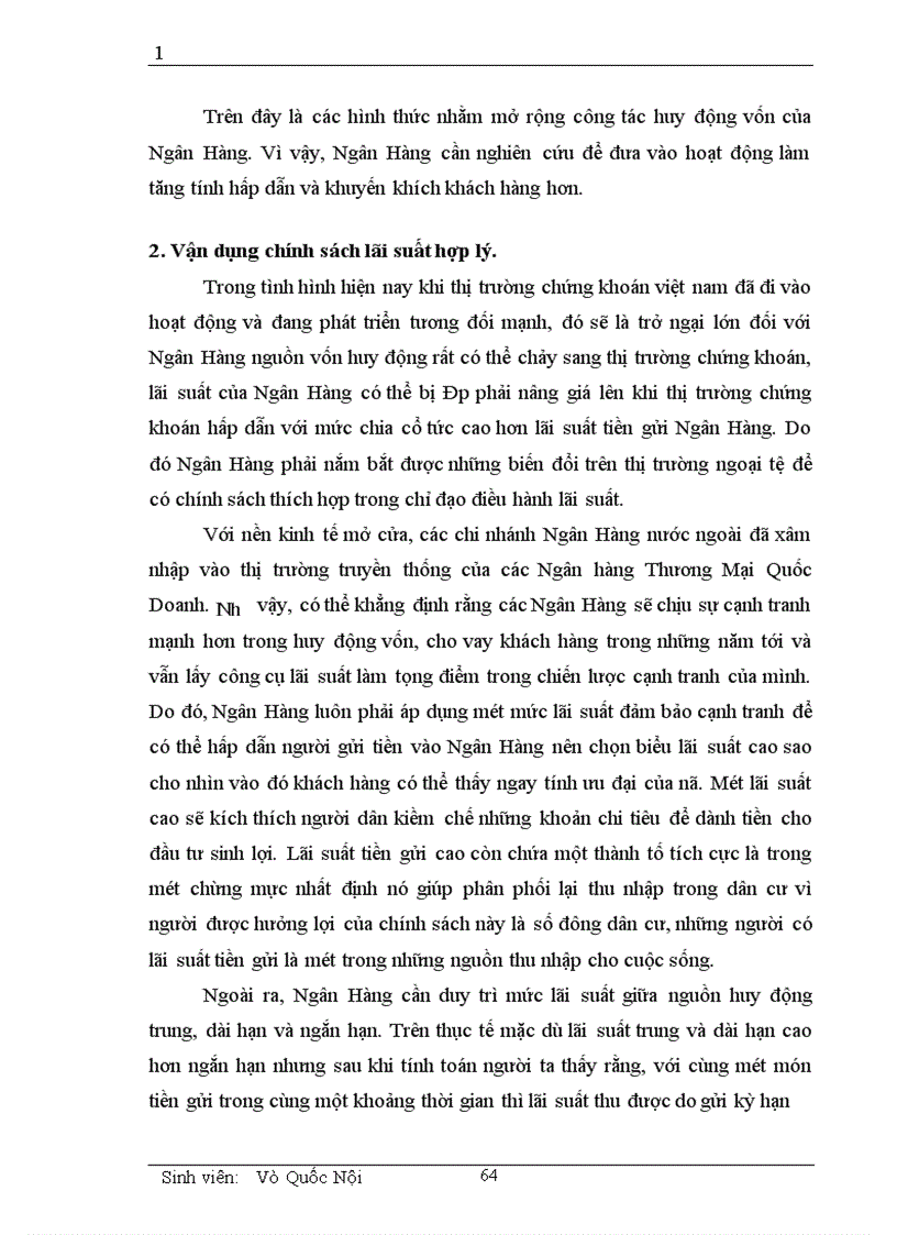 image for page Một số vấn đề cơ bản về vốn và kế toán huy động vốn tại chi nhánh NHNN PTNN Quận Tây Hồ
