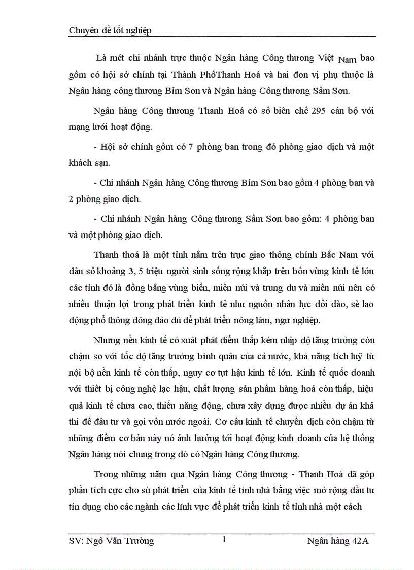 image for page Giải pháp phòng ngừa và hạn chế rủi ro trong cho vay tại ngân hàng công thương Thanh Hoá