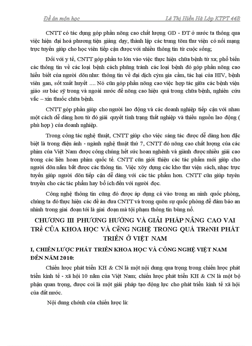 image for page Vai trò của Khoa học và công nghệ đối với phát triển kinh tế ở Việt Nam