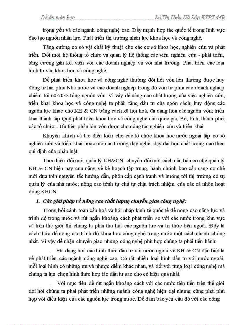 image for page Vai trò của Khoa học và công nghệ đối với phát triển kinh tế ở Việt Nam