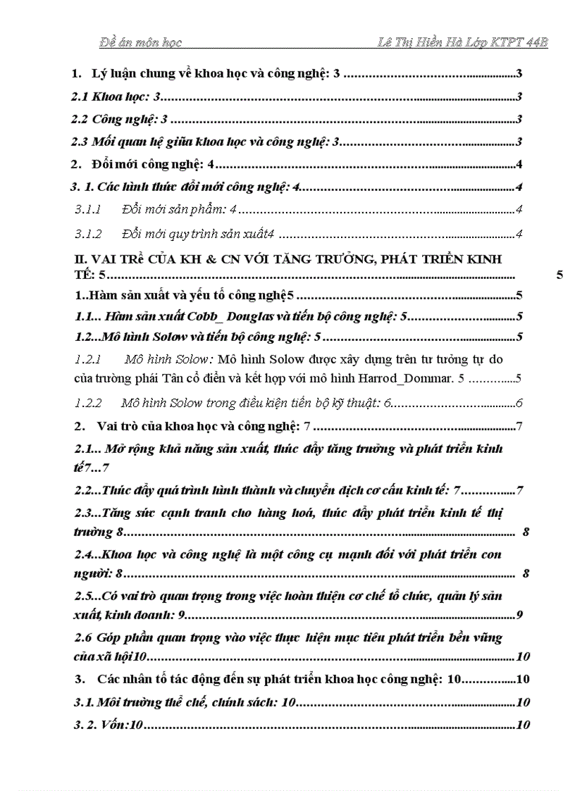 image for page Vai trò của Khoa học và công nghệ đối với phát triển kinh tế ở Việt Nam