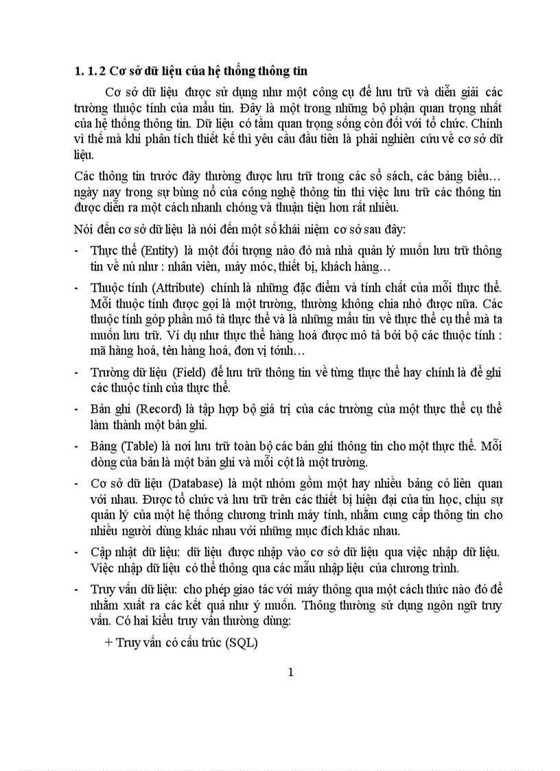 image for page Hệ thống thông tin quản lý kho hàng cho cửa hàng 17 Lý Nam Đế bằng Hệ quản trị cơ sở dữ liệu Visual Foxpro 7 0
