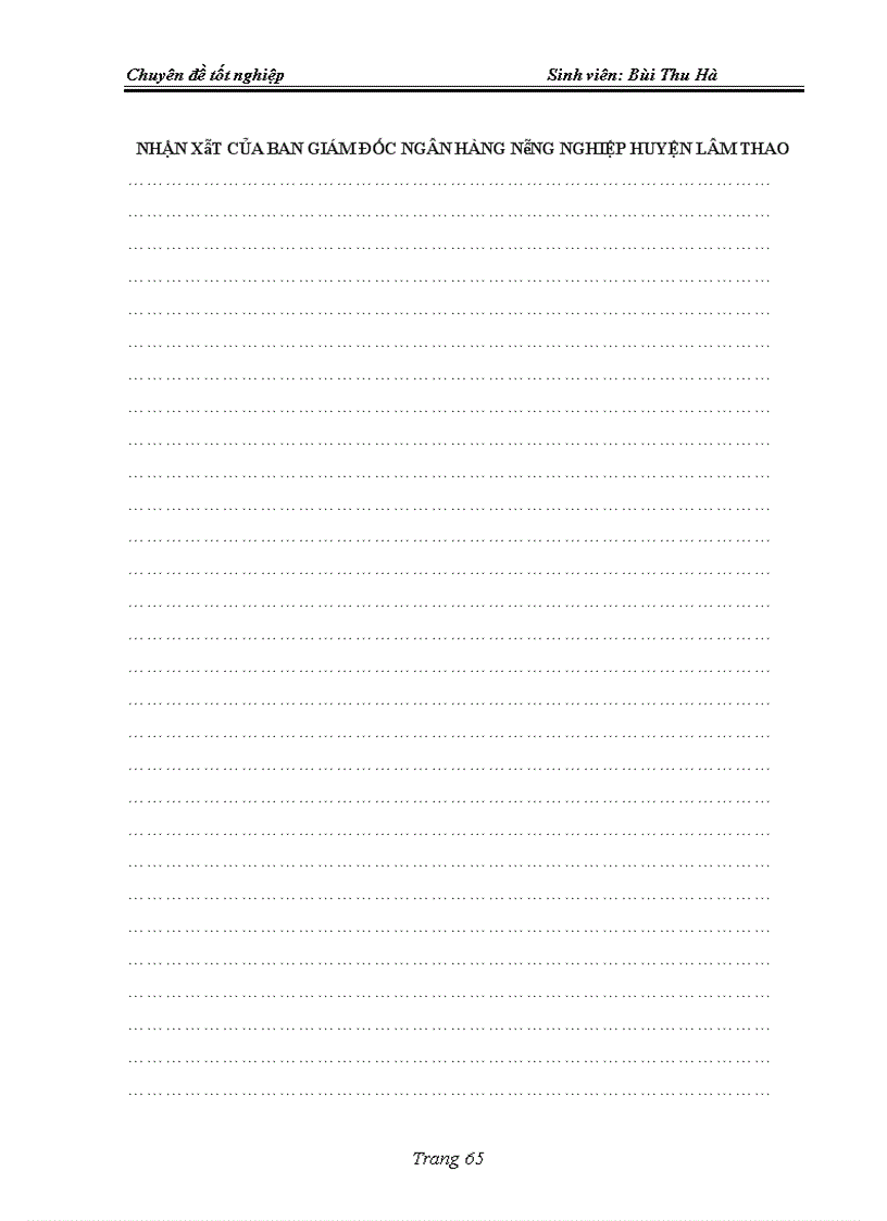 image for page Giải pháp nâng cao chất lượng tín dụng tại chi nhánh ngân hàng nông nghiệp và phát triển nông thôn huyện Lâm Thao