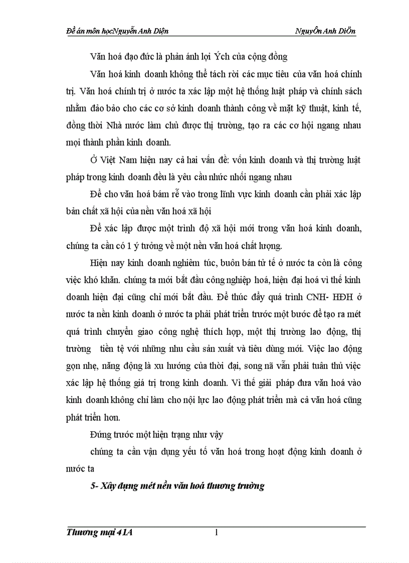 image for page Môi trường văn hoá trong kinh doanh ở Việt Nam