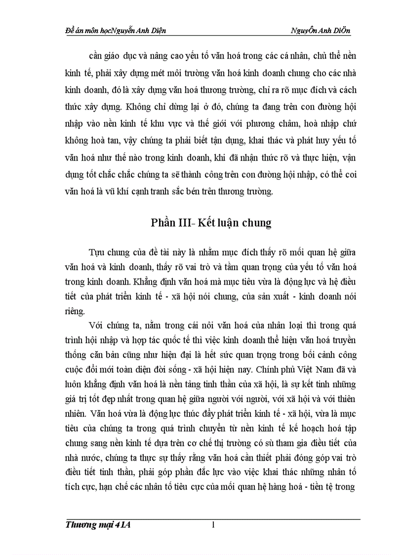 image for page Môi trường văn hoá trong kinh doanh ở Việt Nam