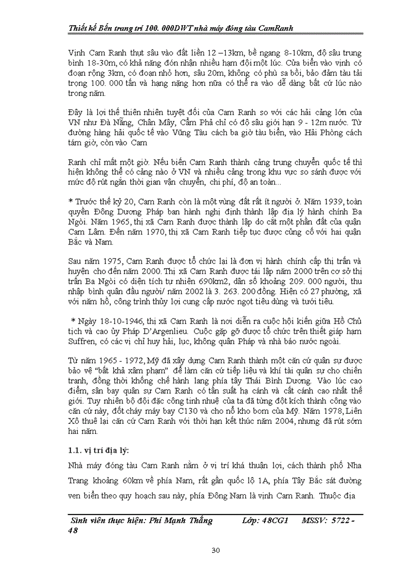 image for page Thiết kế Bến trang trí DWT nhà máy đóng tàu CamRanh