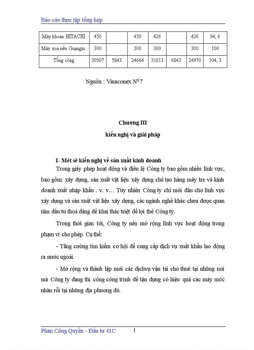 image for page Báo cáo thực tập tổng hợp tại Công ty cổ phần xây dựng số7 ViNacoNEx No 7