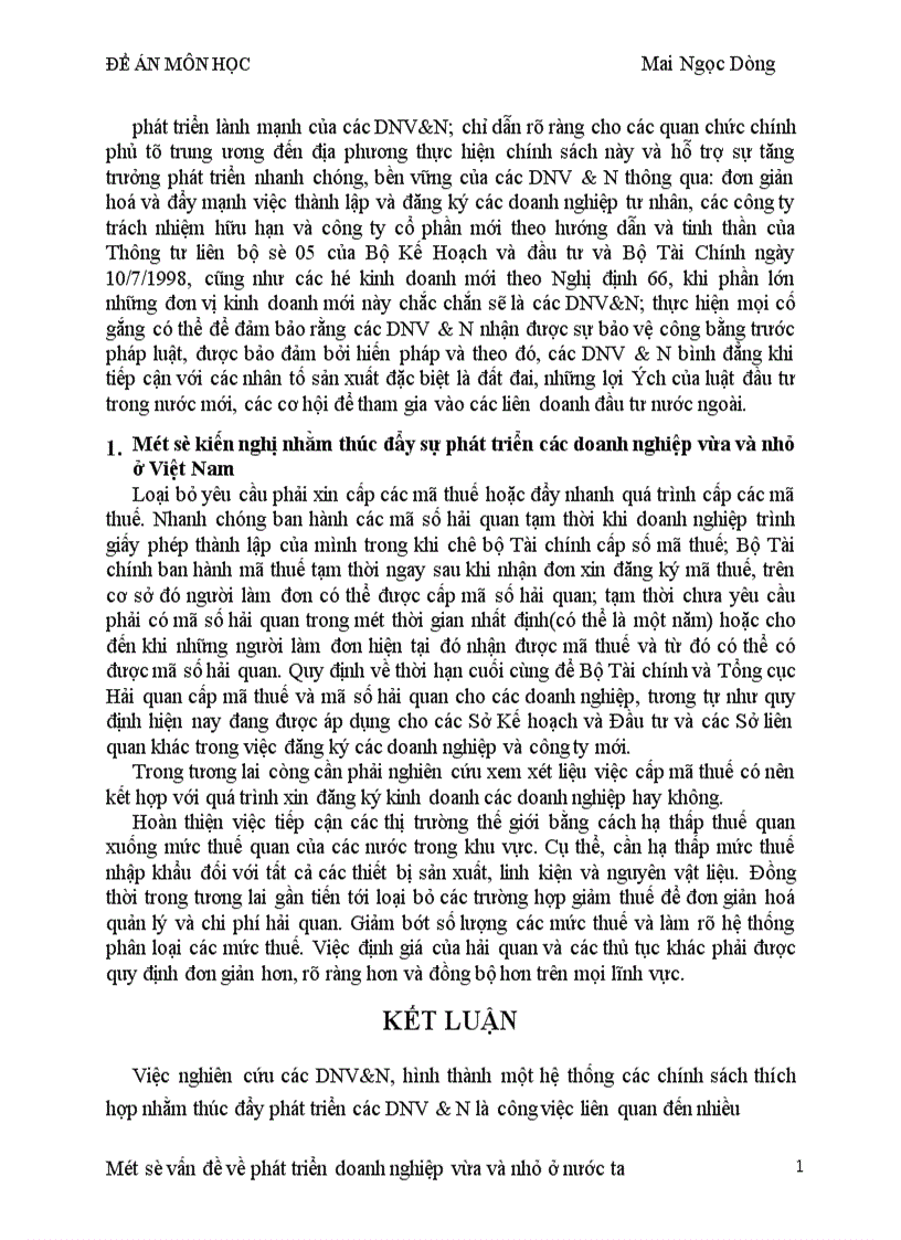 image for page Một số vấn đề về phát triển doanh nghiệp vừa và nhỏ ở nước ta 1