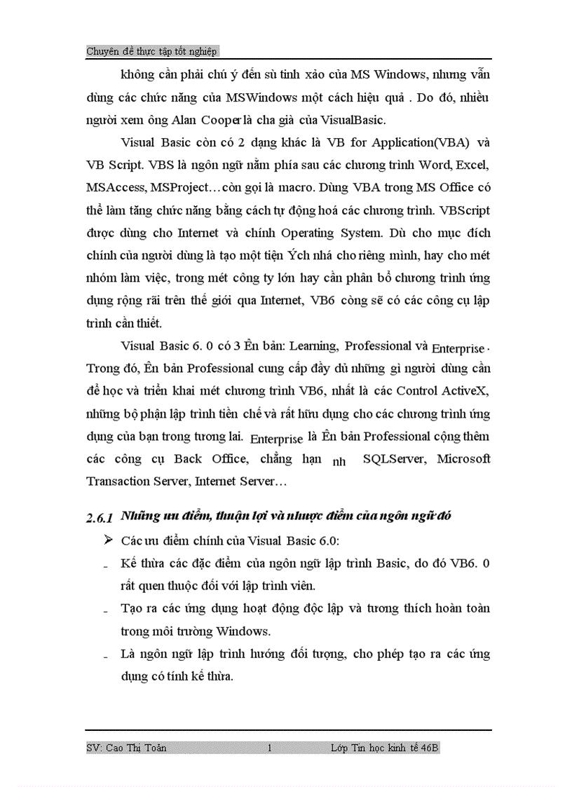 image for page Báo cáo thực tập tại công ty cổ phần phát triển phần mềm ASIA