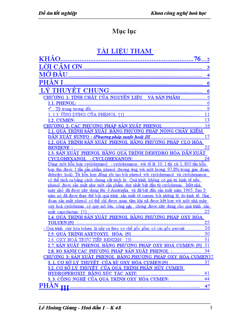 image for page Đồ án tốt nghiệp Khoa công nghệ hoá học