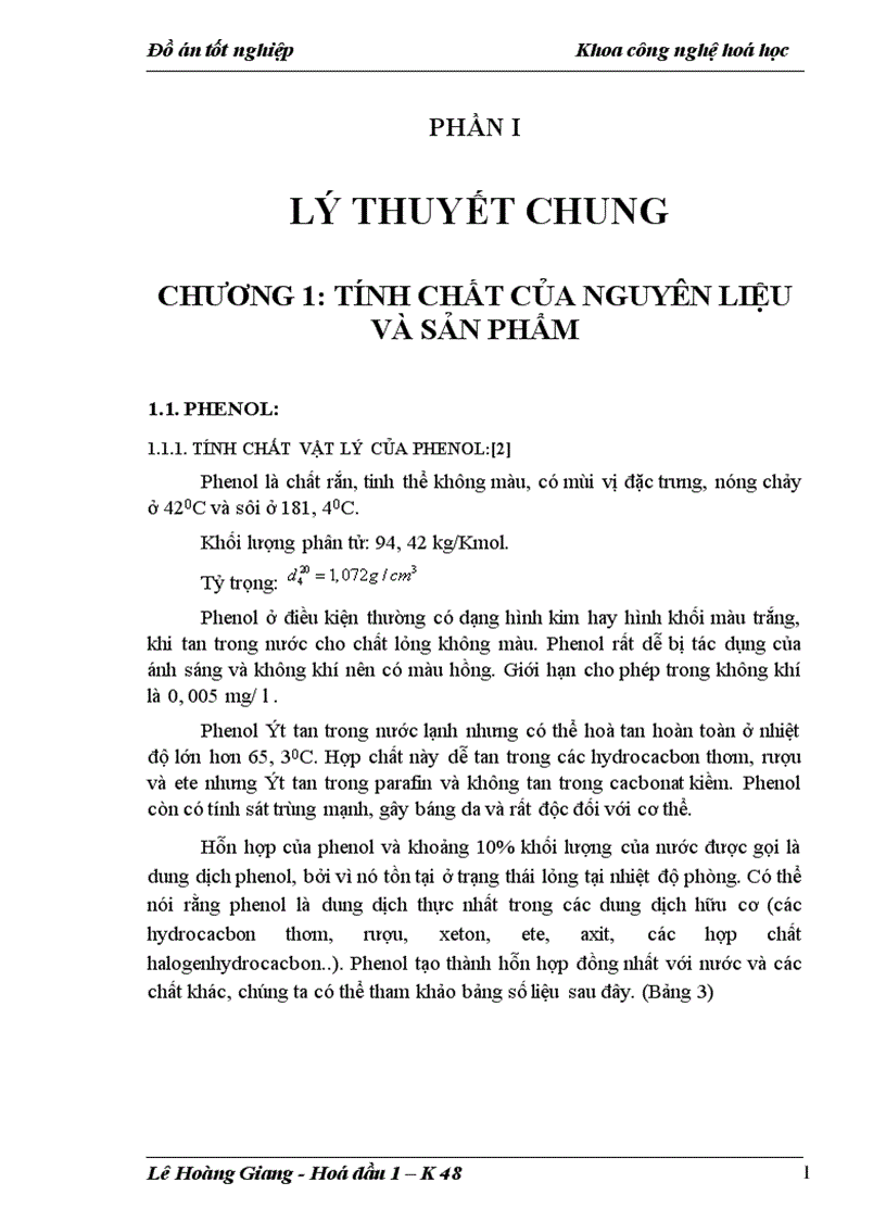 image for page Đồ án tốt nghiệp Khoa công nghệ hoá học